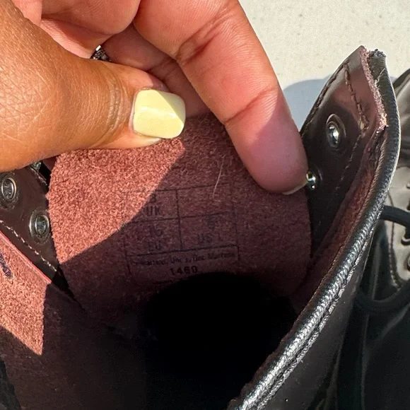 Dr Marteens Leather Lace-Up Boots - Picture 6 of 7